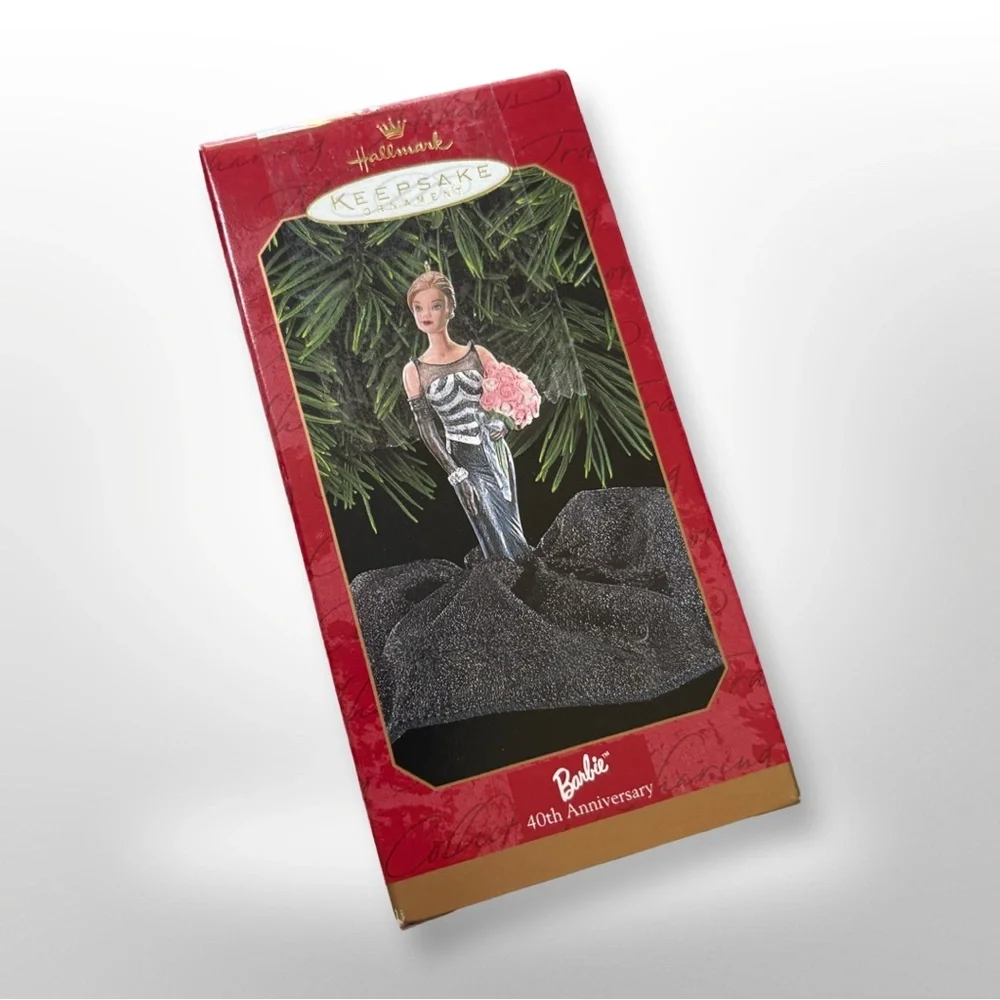 Barbie 40th Anniversary - Handcrafted 1999 - Hallmark Keepsake Ornament